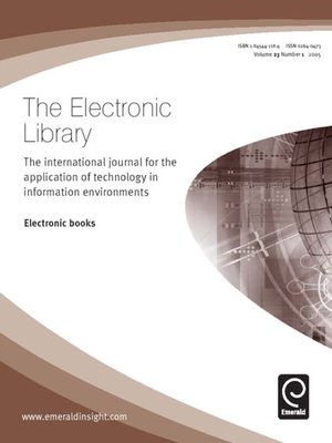 cover image of The Electronic Library, Volume 23, Issue 1